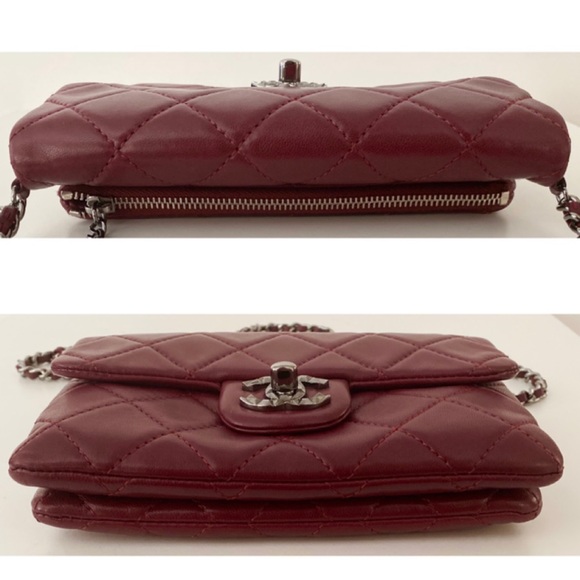 ⛔️SOLD⛔️ Authentic CHANEL Lambskin Quilted Mini Mineral Night Flap Crossbody Bag - Picture 8 of 16